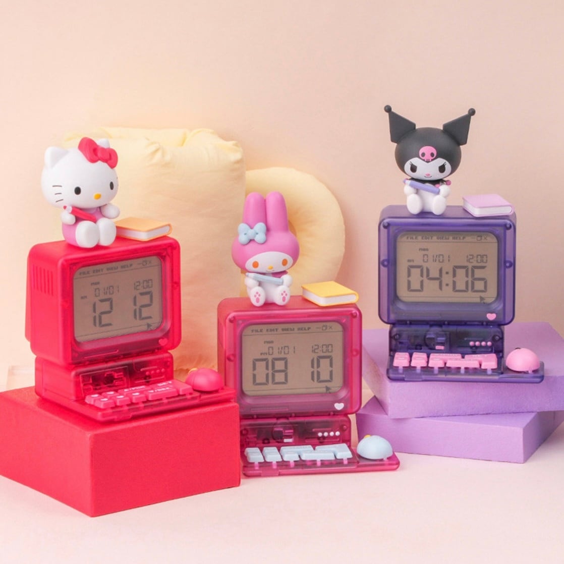 韓国限定 公式】sanrio retro computer clock 4type / サンリオ レトロ