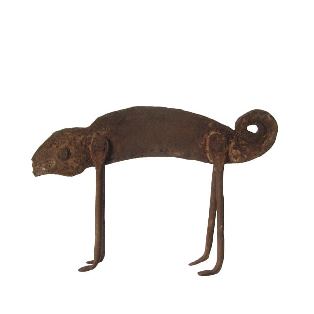 ロビ族 鉄のカメレオン / Lobi Iron Chameleon | Solola