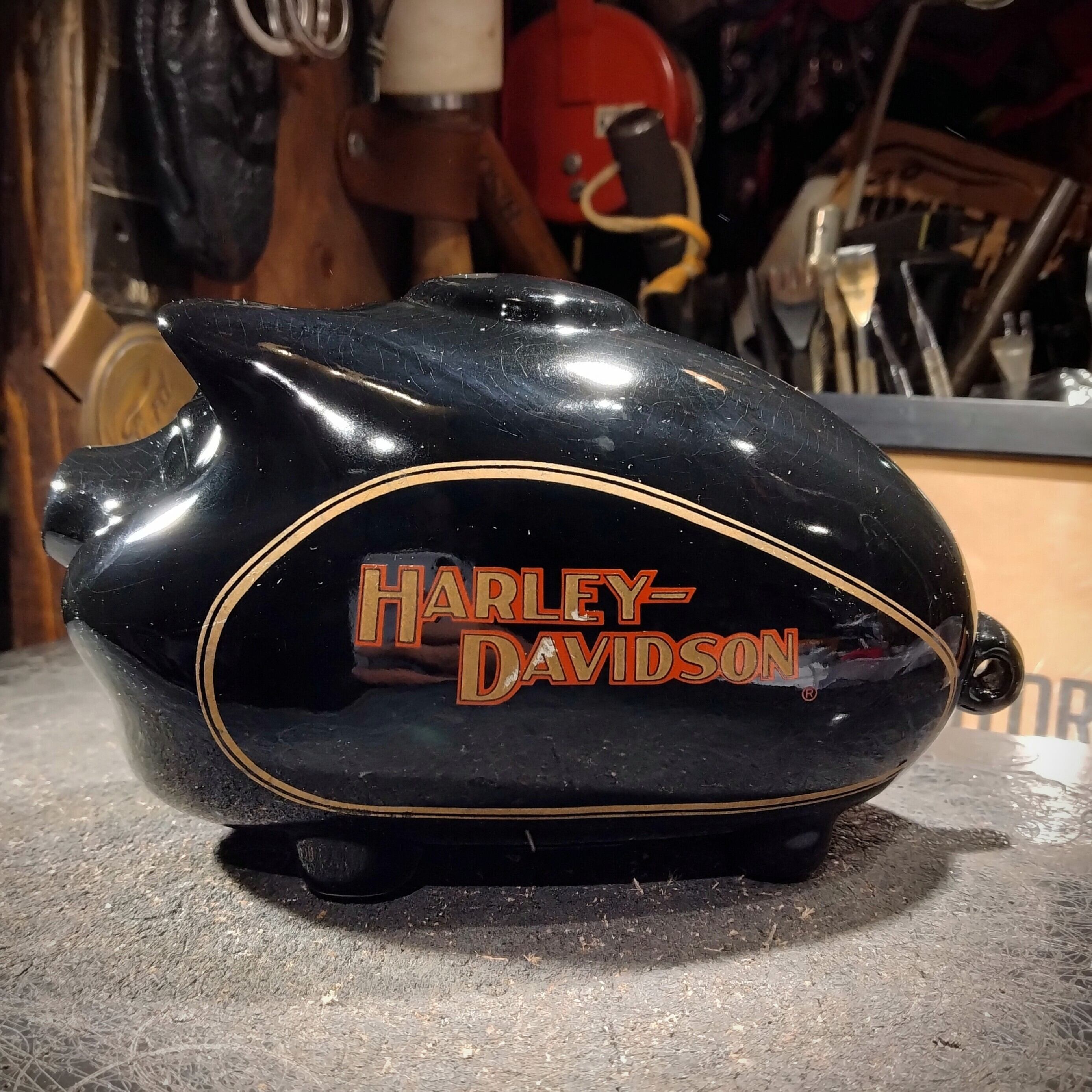 1982 Harley Davidson Hog Bank / 12800yen / H-D ブタ貯金箱