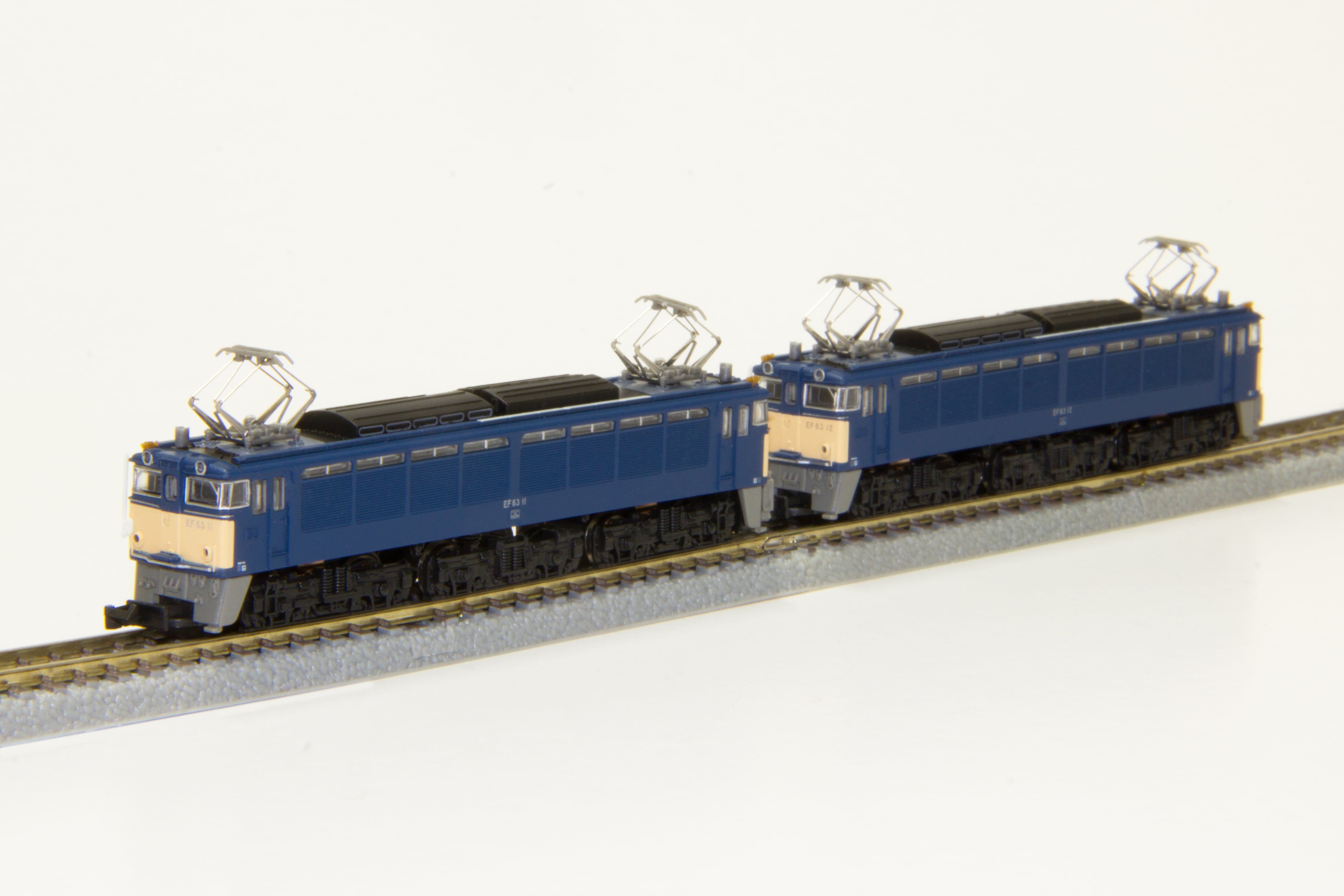 T038-1 EF63形電気機関車 1次形 青 重連セット（EF63 Electric