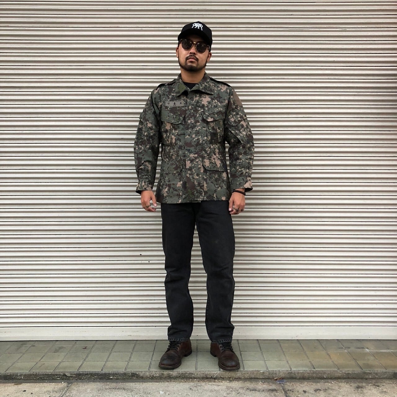 美品 Gore Tex 韓国軍 実物 ゴアテックス デジカモ 迷彩 フィールド
