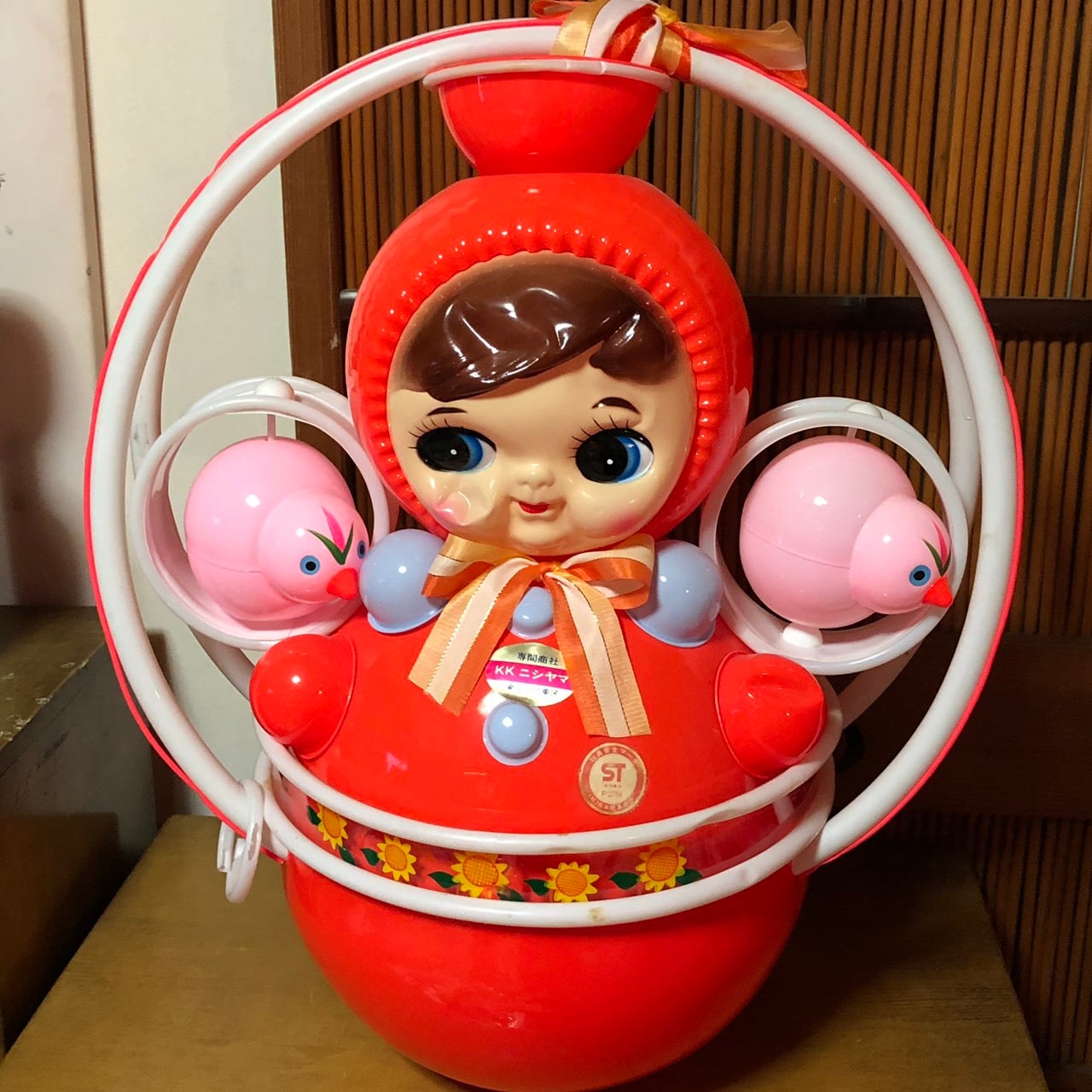 レア big 当時物 起き上がりこぼし おきあがりこぼし Japanese Roly