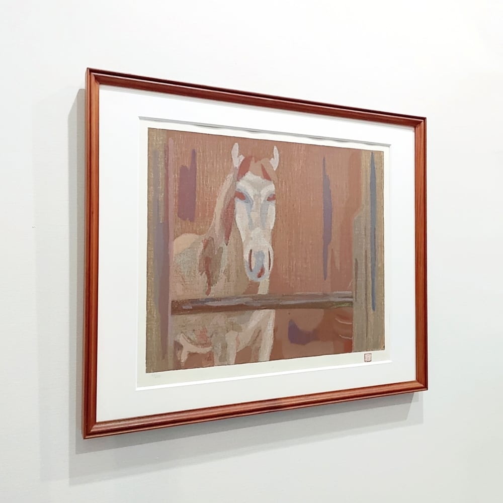 Sold Out】坂本繁二郎「『坂本繁二郎 復刻木版画集』より 馬」 | Pay ID