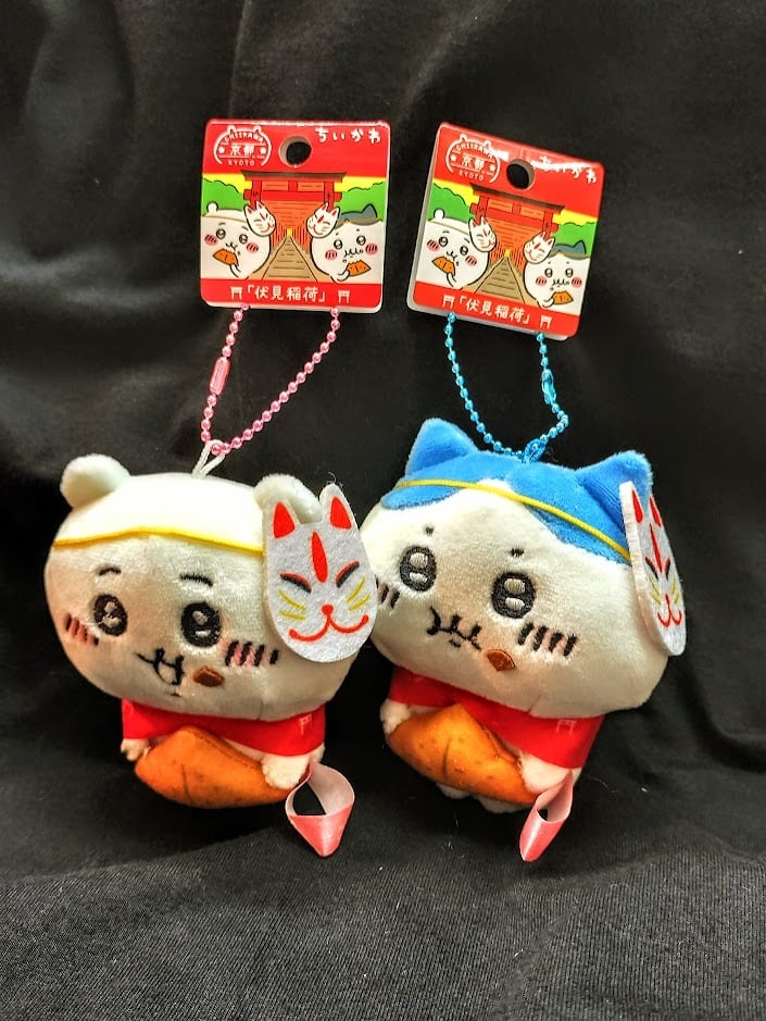 京都限定 【伏見稲荷】ちいかわ＆ハチワレ ぬいぐるみ セット | mizukurabu