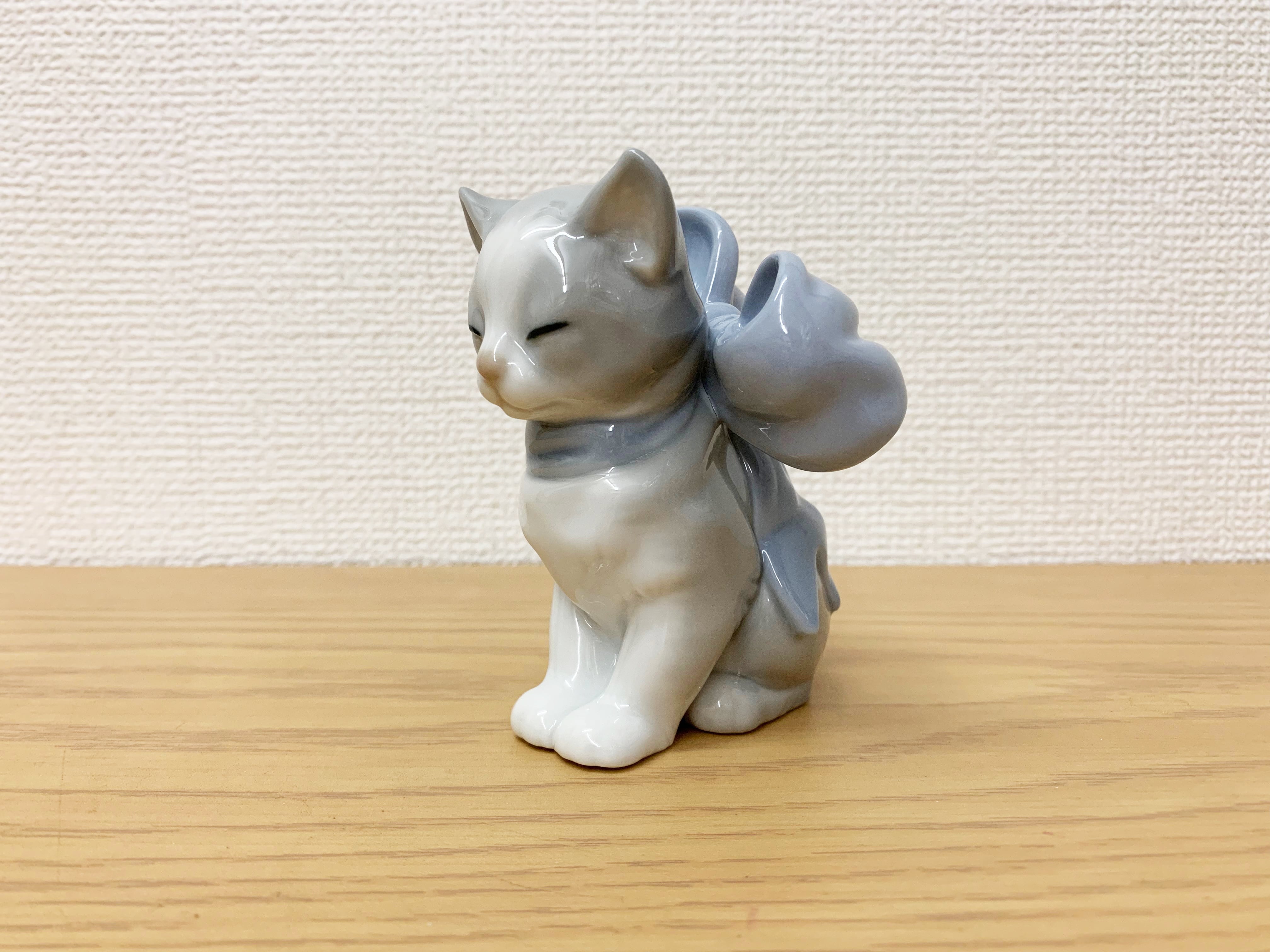 リボンの子猫（LLADRO NAO / リヤドロ ナオ） | 猫本サロン 京都三条