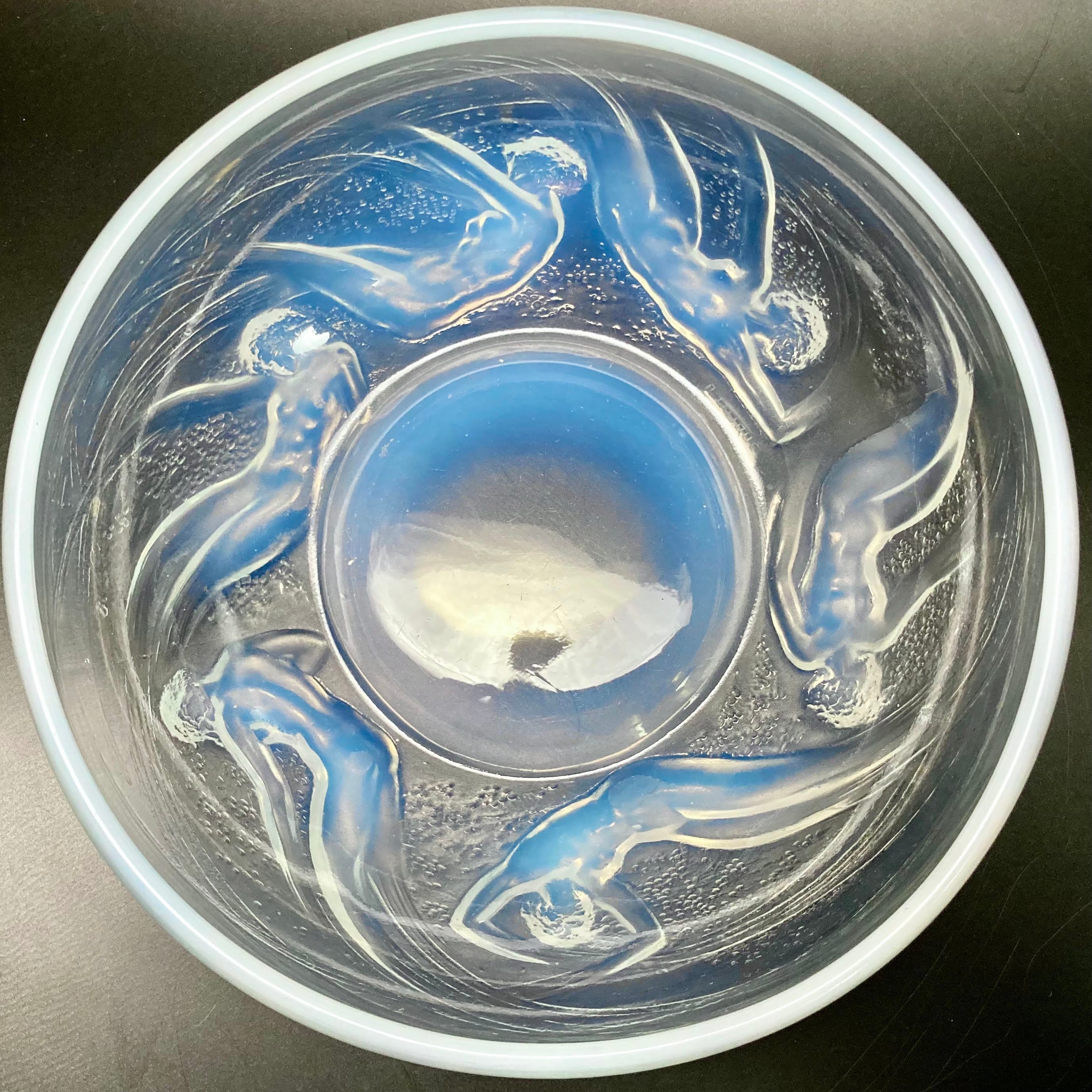 R.LALIQUE ルネ・ラリック「ONDINES」 オンディーヌ 水の精達 鉢
