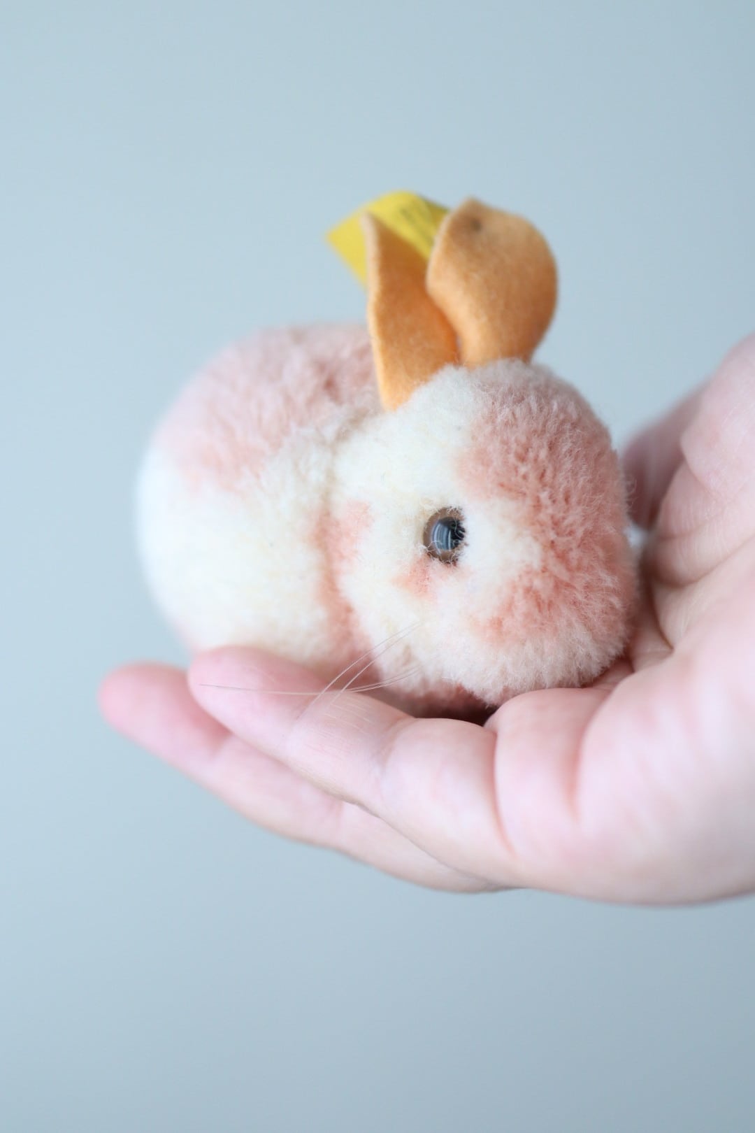 シュタイフ ポンポンうさぎ Steiff Woolen Rabbit 6㎝ ピンク