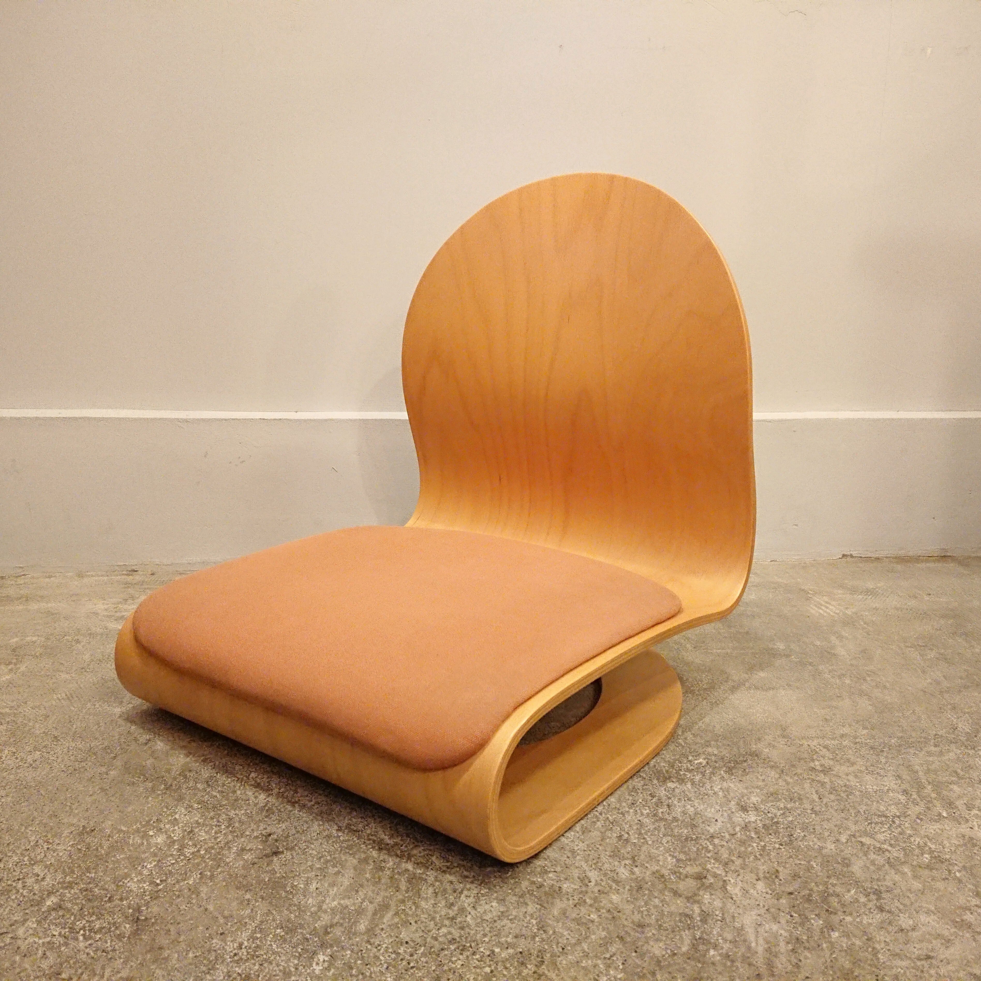 ヴェルナー・パントン ”Tatami Chair/タタミチェア” プライウッド 興石