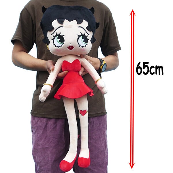 Betty Boop】ベティ・ブープ ロングぬいぐるみ（stp-bt-lplu