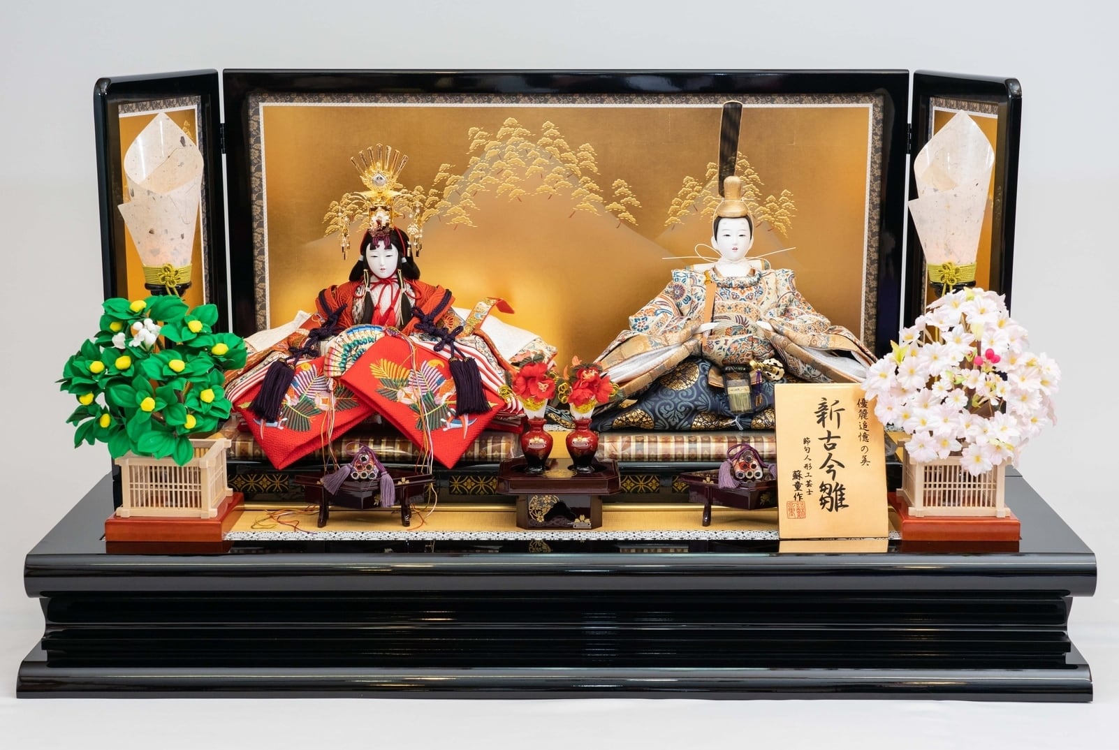 新古今雛』京七番 京刺繍 親王飾り（税込価格） | 《手まり雛ころろ