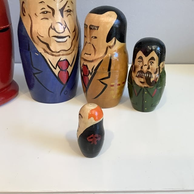 アンティーク ロシア歴代マトリョーシカ 5ピース | クルブニーカ