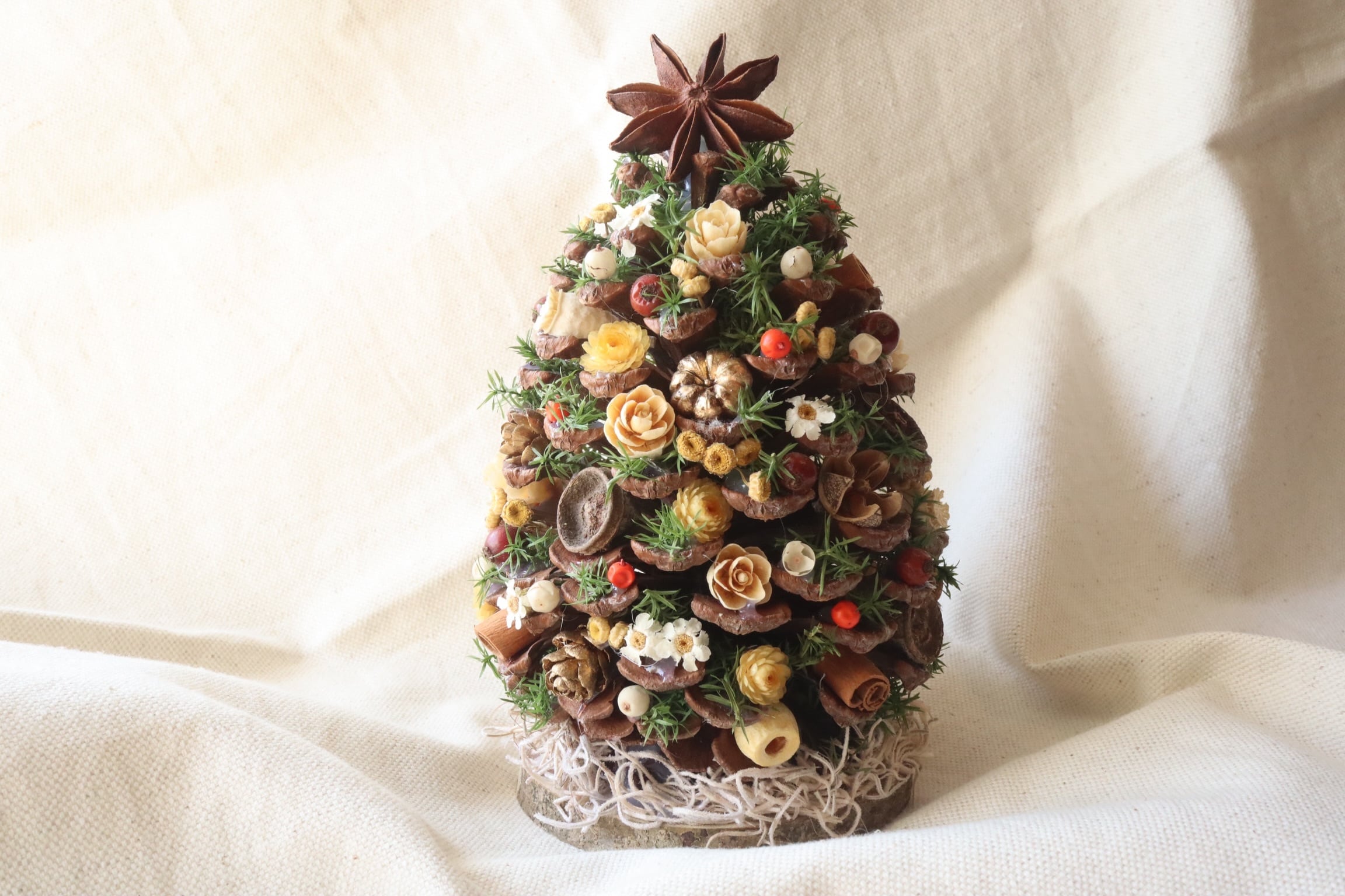 限定】巨大松ぼっくりツリー手作りキット/親子で楽しむクリスマス