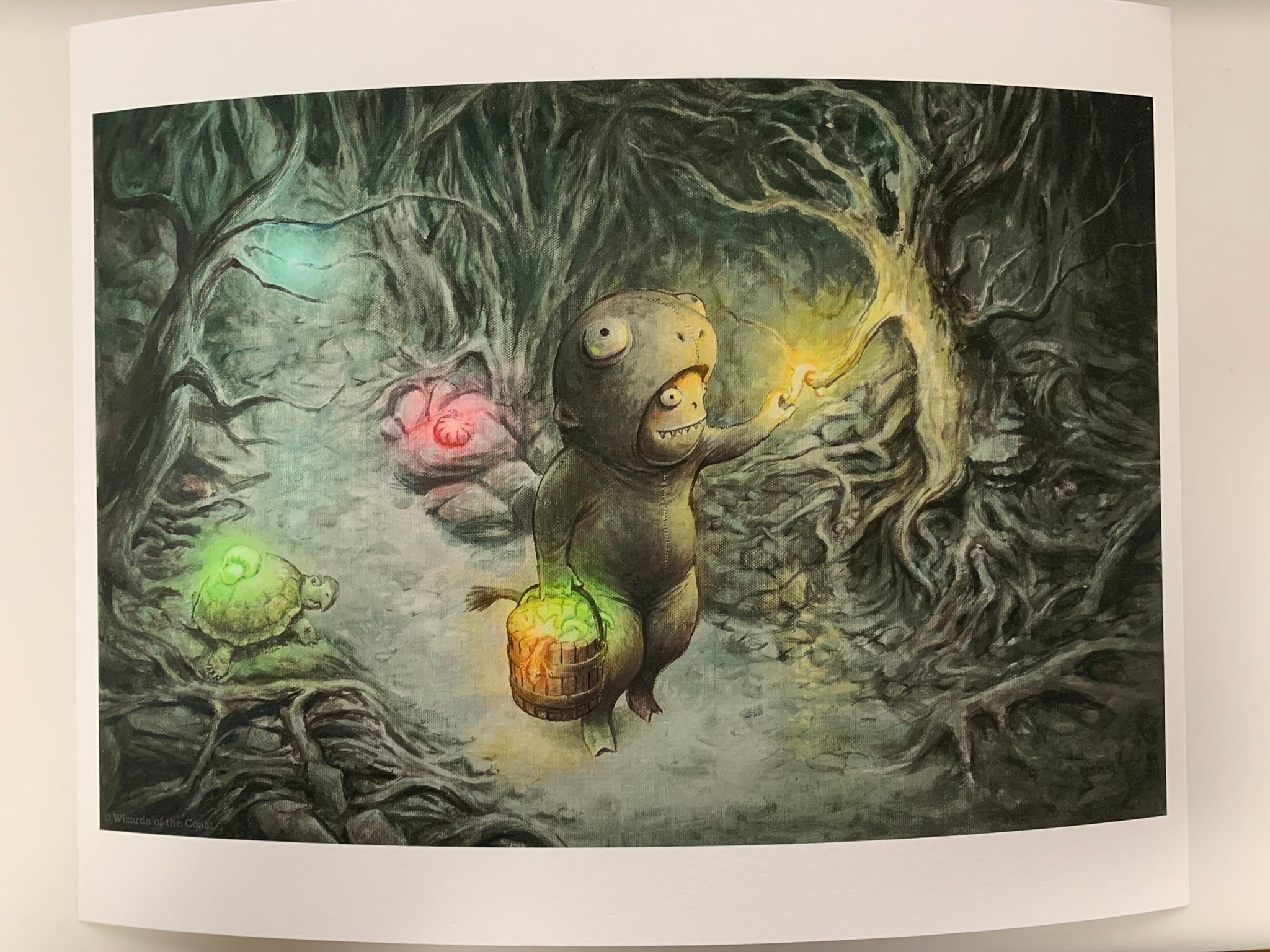 MTG ペンアート『パワー9/ドラゴン/沼』Dan Frazier