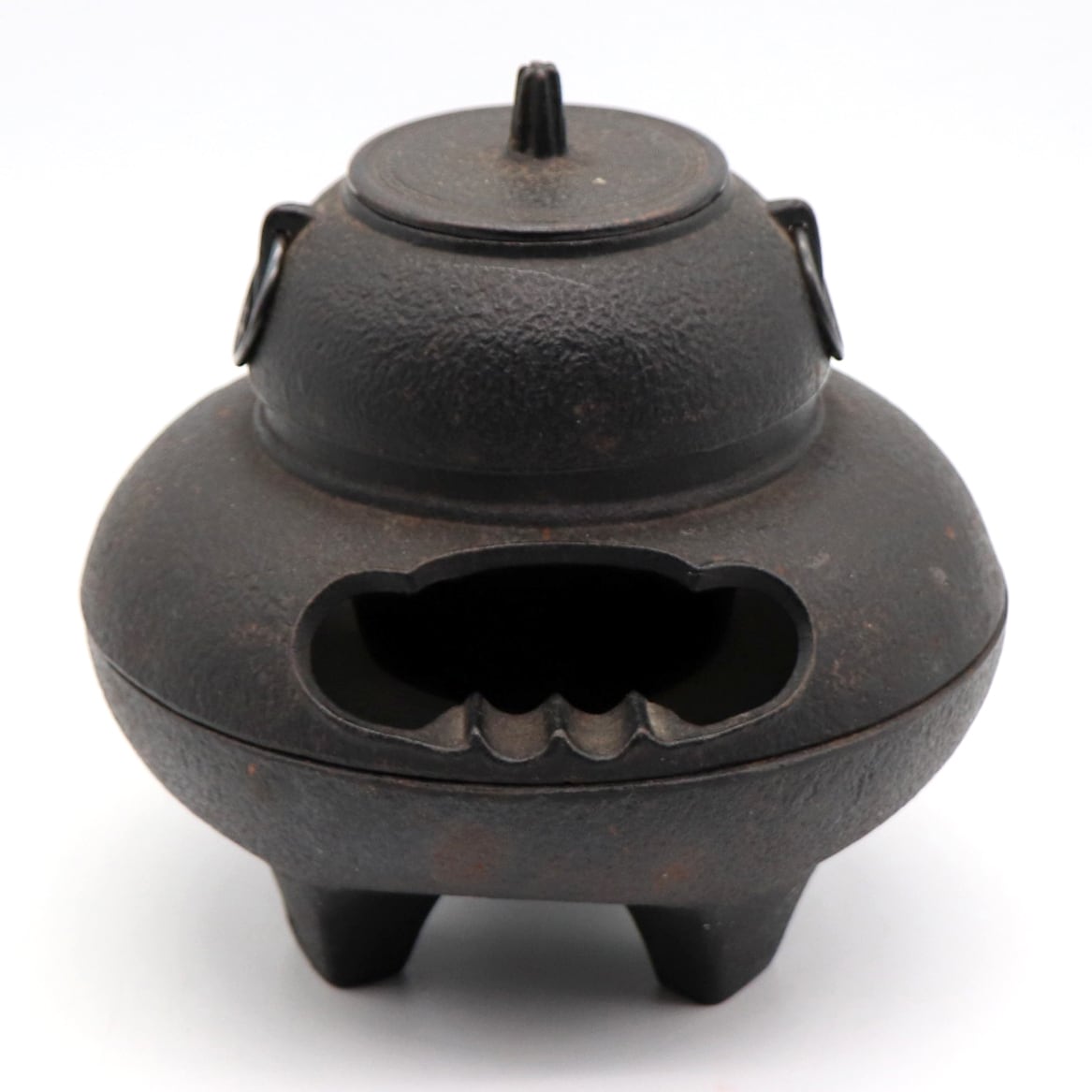 南部鉄器・茶釜型・灰皿・煙草入れ・No.210513-65・梱包サイズ60