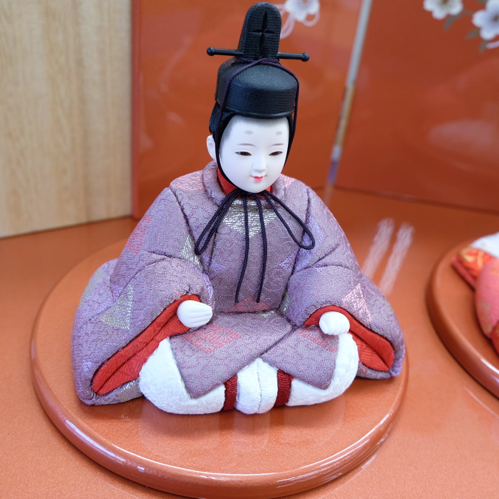 雛人形 久月 ほのかシリーズ 葵｜新王飾り｜インテリア｜伝統工芸士