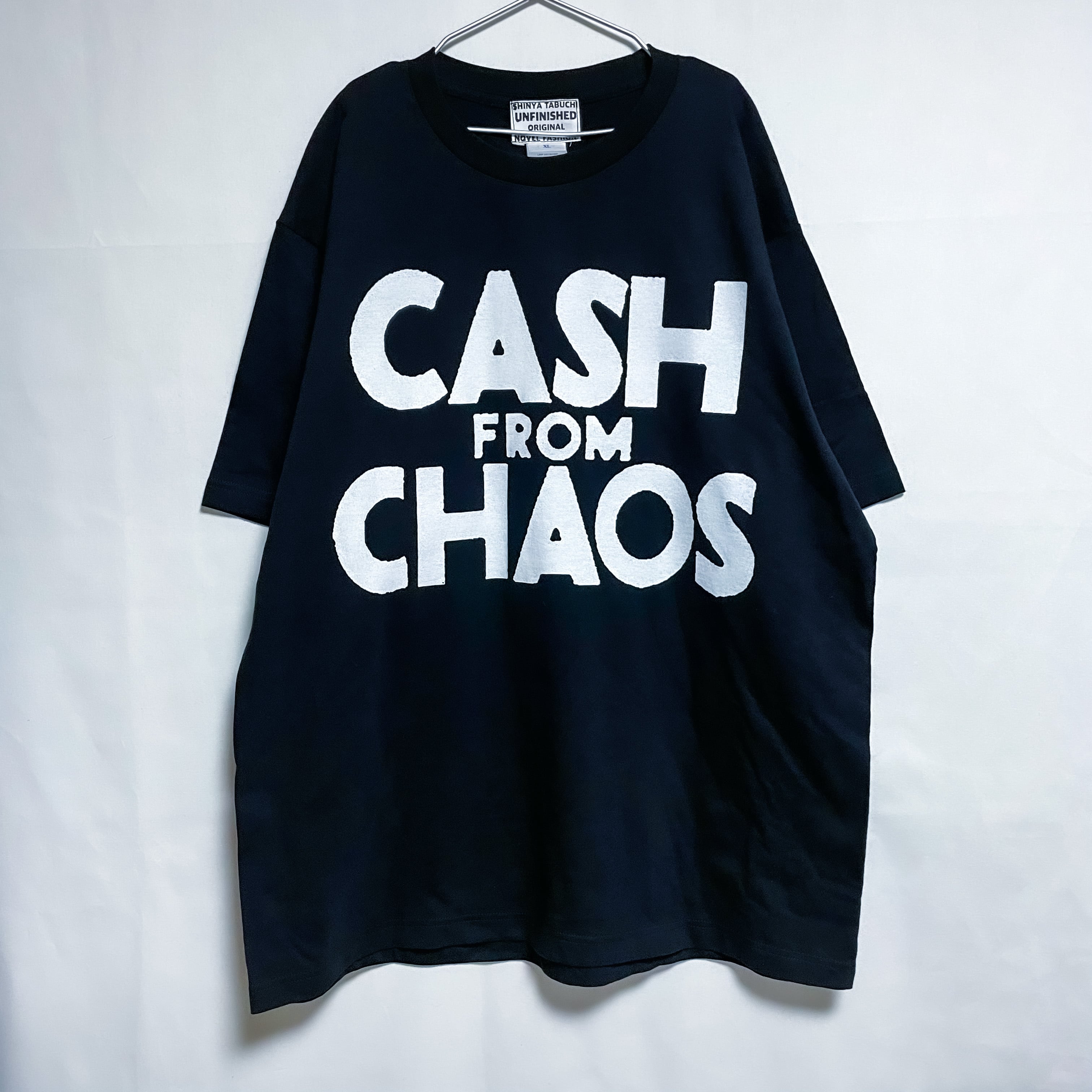 UNFINISHED CASH FROM CHAOS Tshirt BLACK | UNFINISHED
