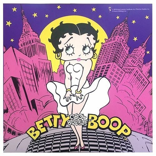 ベティーブープ】ベティちゃん/キャンバス/led/ライト/ムーン/betty