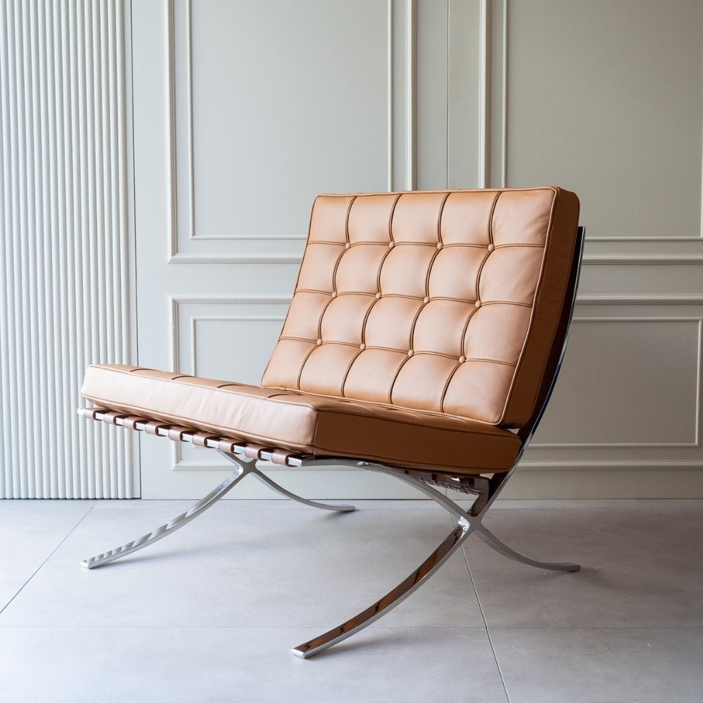 BARCELONA CHAIR 1 SEAT Leather Brown / バルセロナチェア シングル