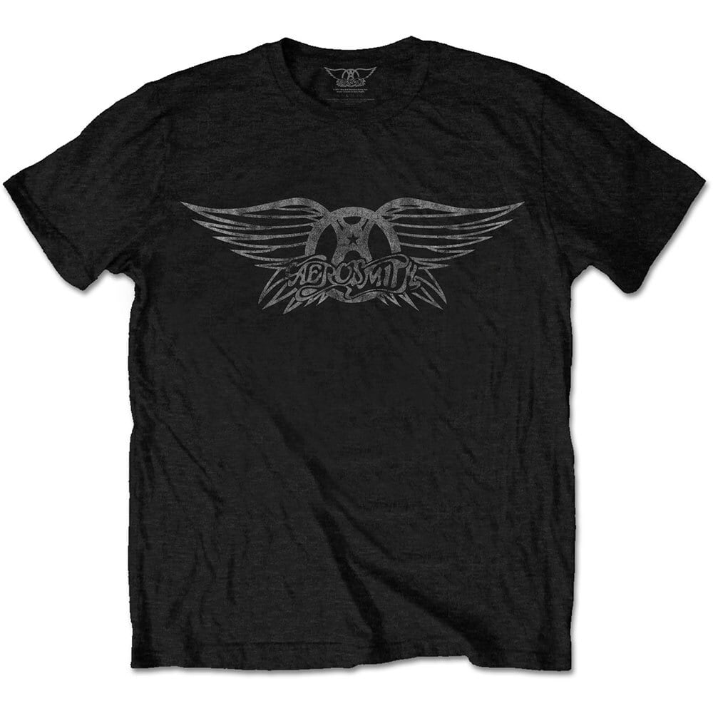 AEROSMITH エアロ・スミス ヴィンテージロゴ Tシャツ ロックTシャツ