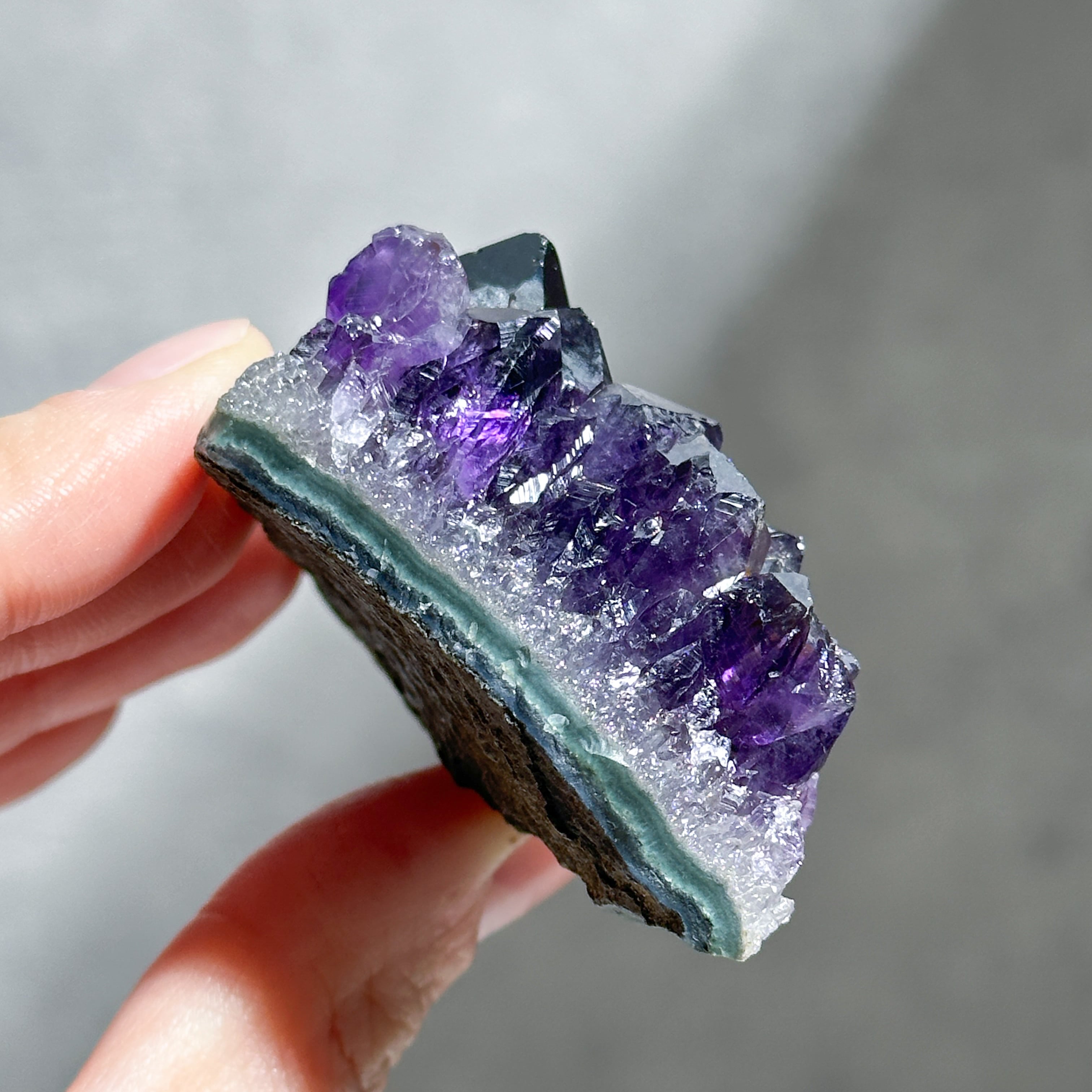 天使の指紋◎ウルグアイ産アメジスト 原石 13◇ Amethyst ◇天然石