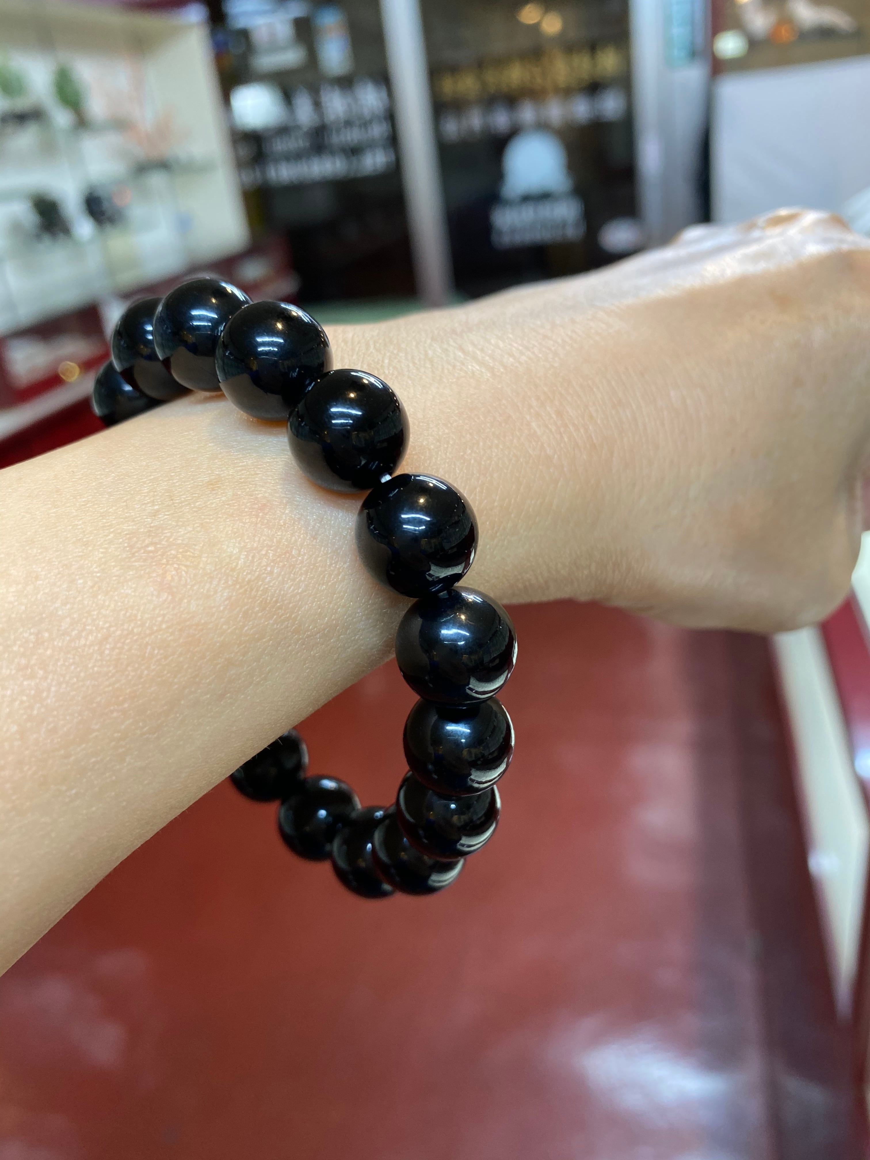 ✨特売‼︎ 天然黒珊瑚ブレスレット12.5mm✨ | ちゅらさんご