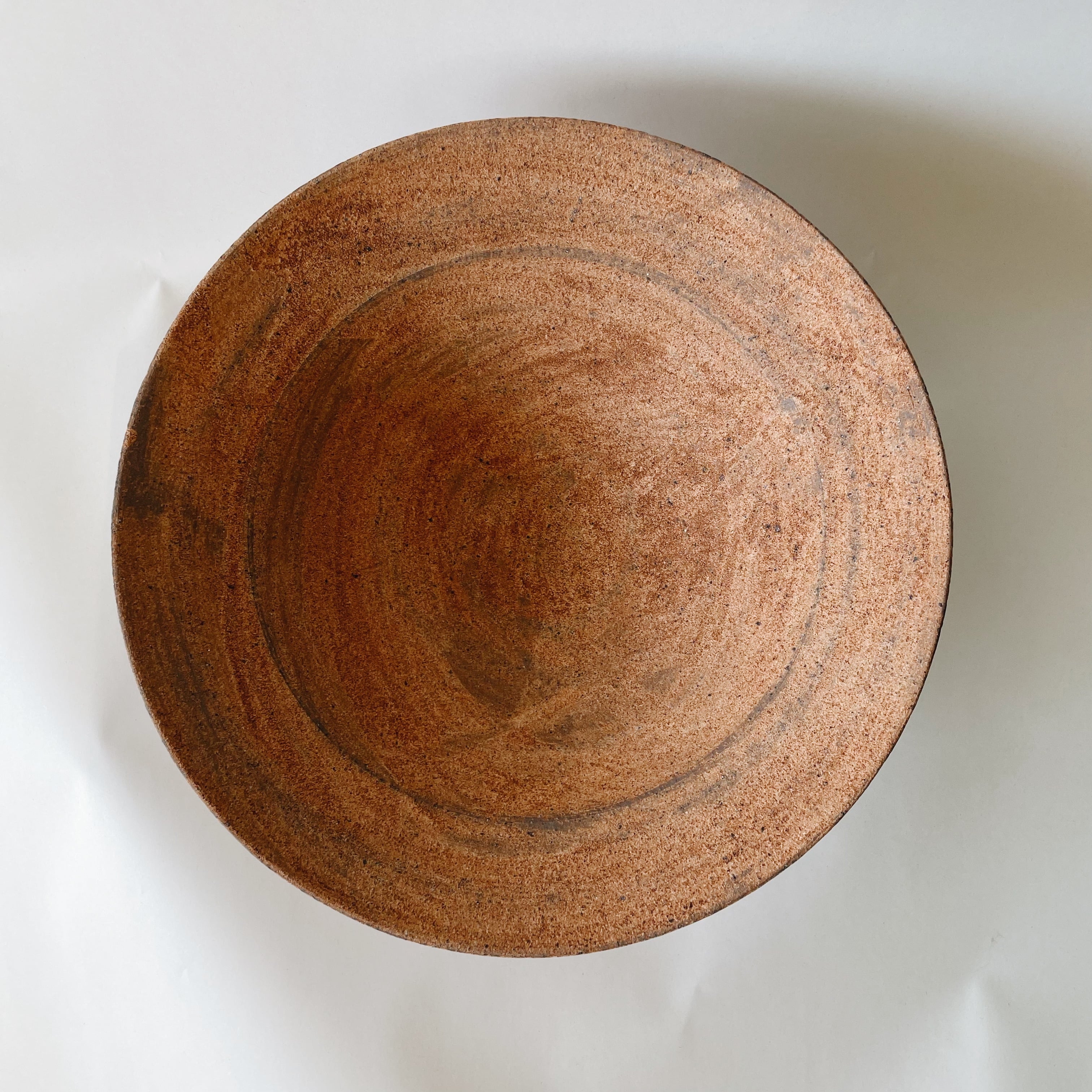 No.15 二階堂明弘 焼きしめ リム鉢 伊豆土黄 φ21.5cm H8.5cm | BEFORE