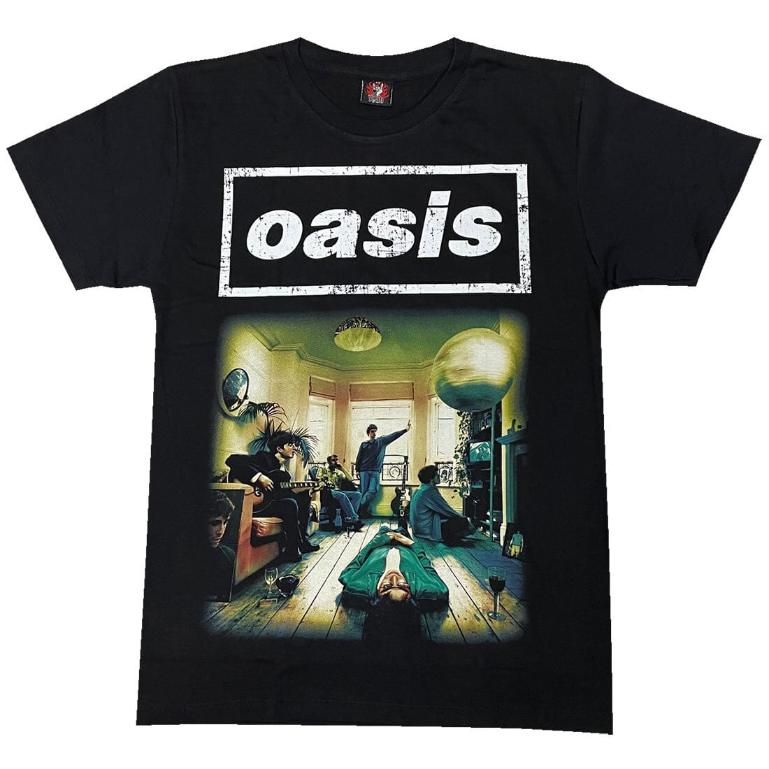 OASIS オアシス 黒 Definitely Maybe メンズ レディース ロックT