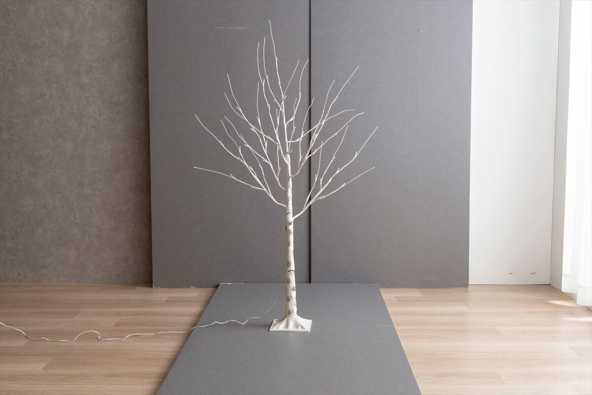 オーナメントセット】Schnee 高さ120cm 白樺風ツリー+オーナメント | 3raku
