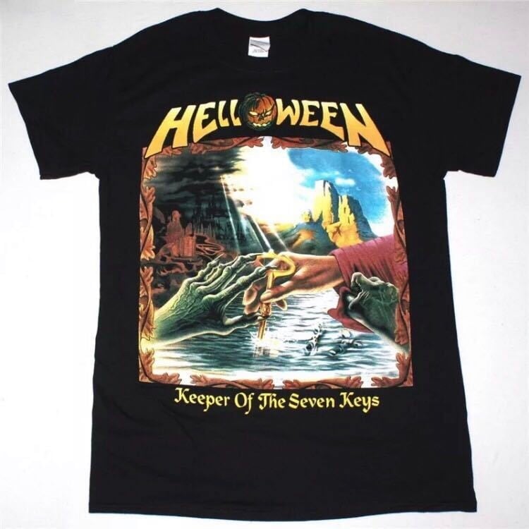 HELLOWEEN Tシャツ ハロウィン バンドTシャツ バンT 半袖Tシャツ | BF