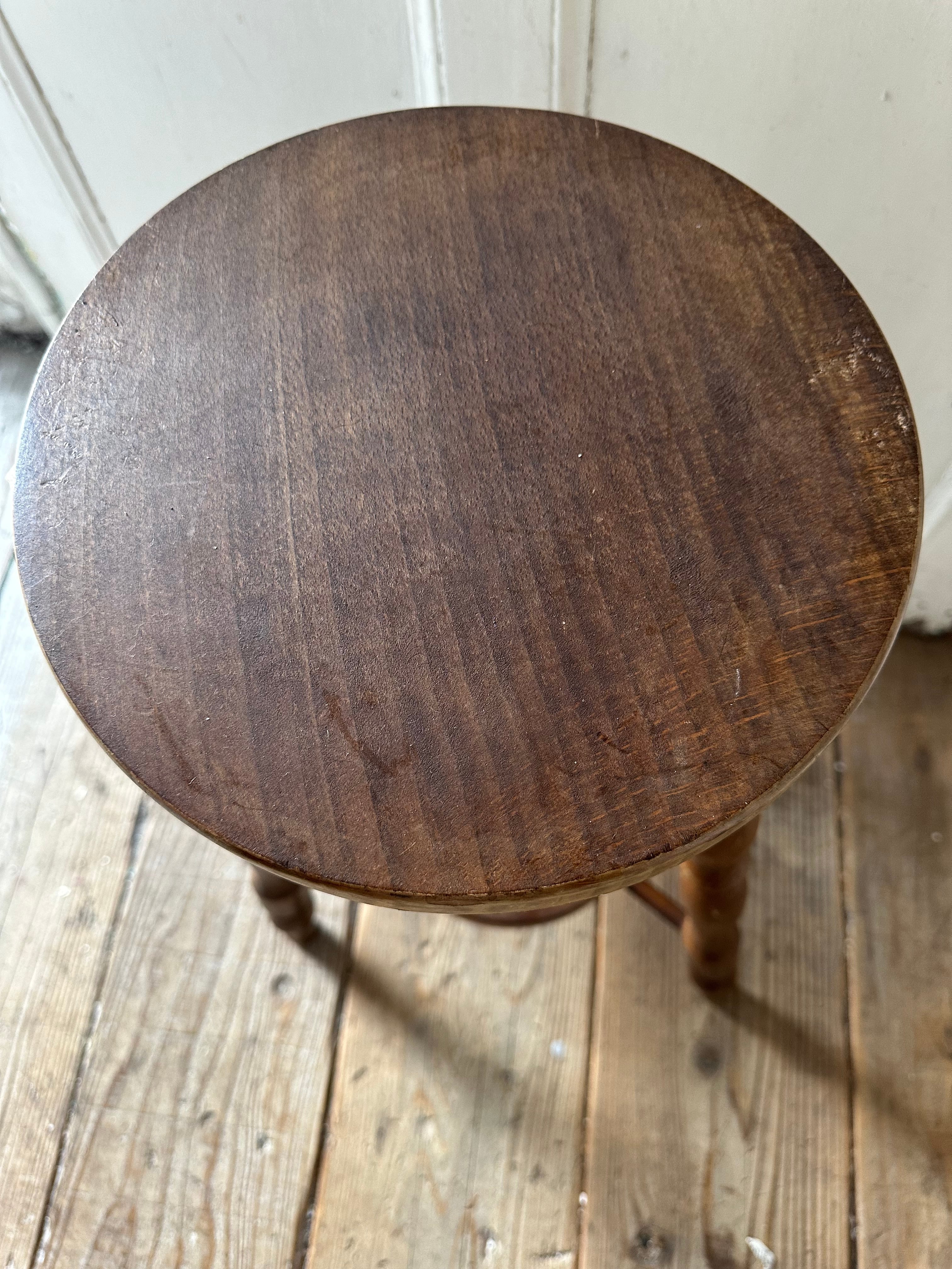 木製スツール・花台 椅子 ウッドスツール | Brocante de La Cocotte