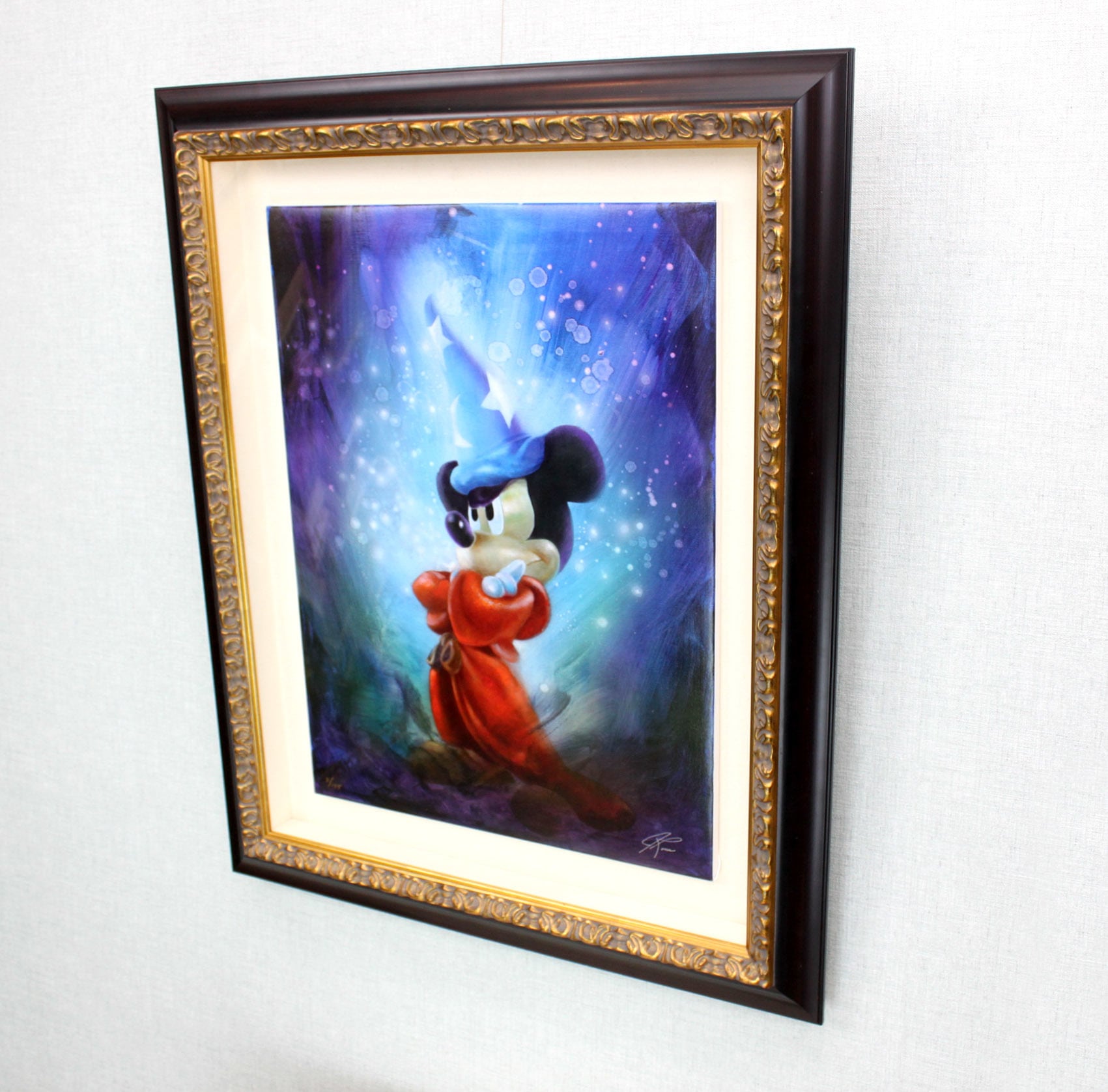 ディズニー絵画「ソーサラー ミッキー/ザ スペル」限定部数
