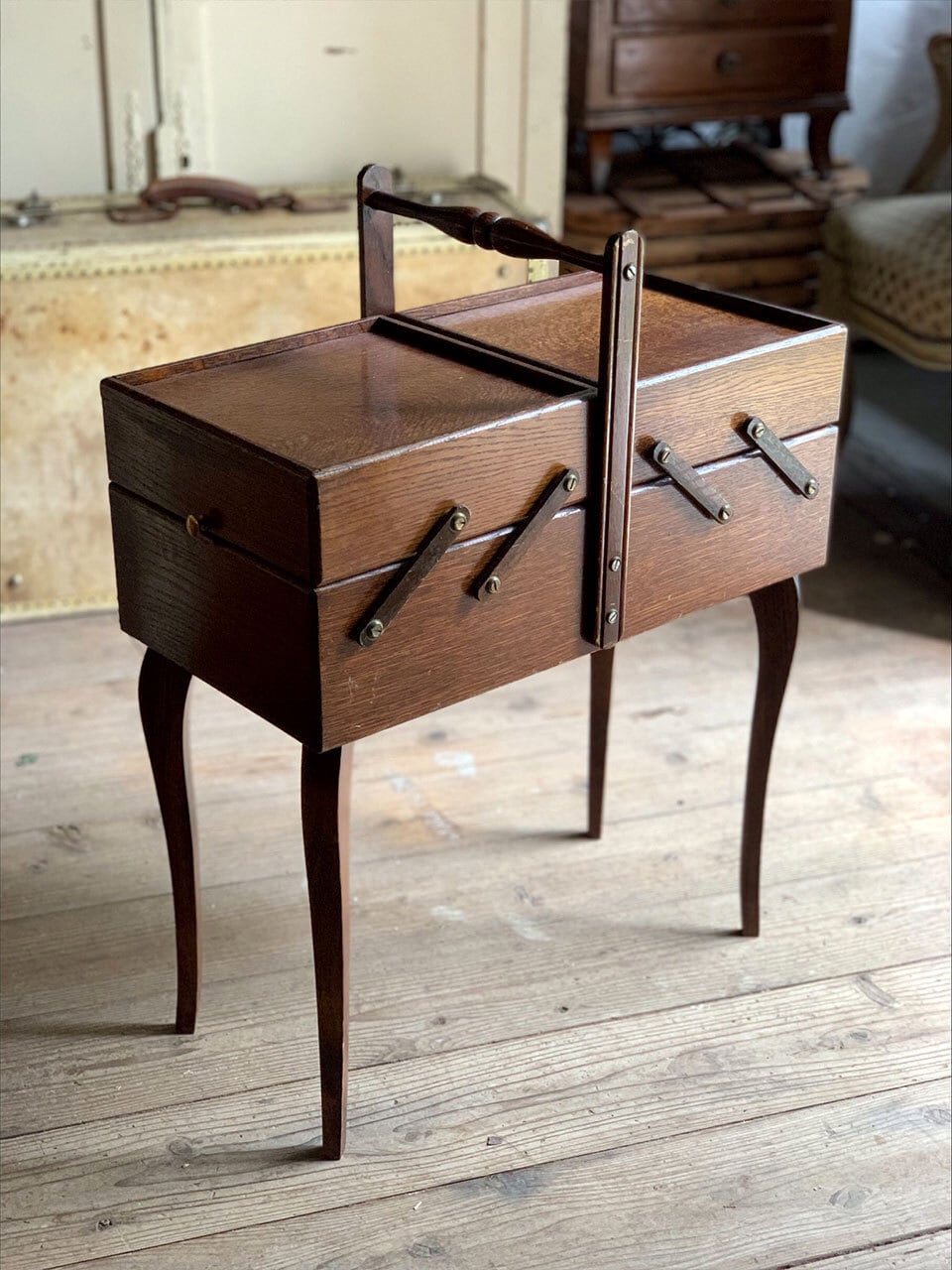 ソーイングボックス | Brocante de La Cocotte （フランスアンティーク