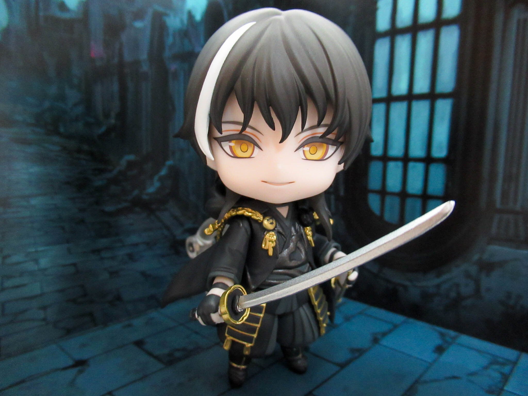 再入荷【1470】 黒い鶴丸国永 顔パーツ 普通 ねんどろいど | ホビー