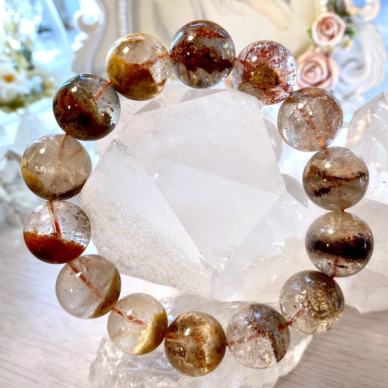 410 レッドガーデンクォーツ15～15.5mm | Angel☆Stone