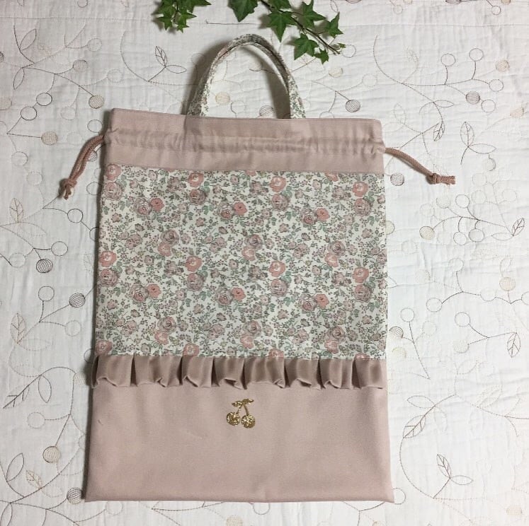 大きめ (縦45cm×横35cm) お着替え袋・体操服入れ・手提げ袋