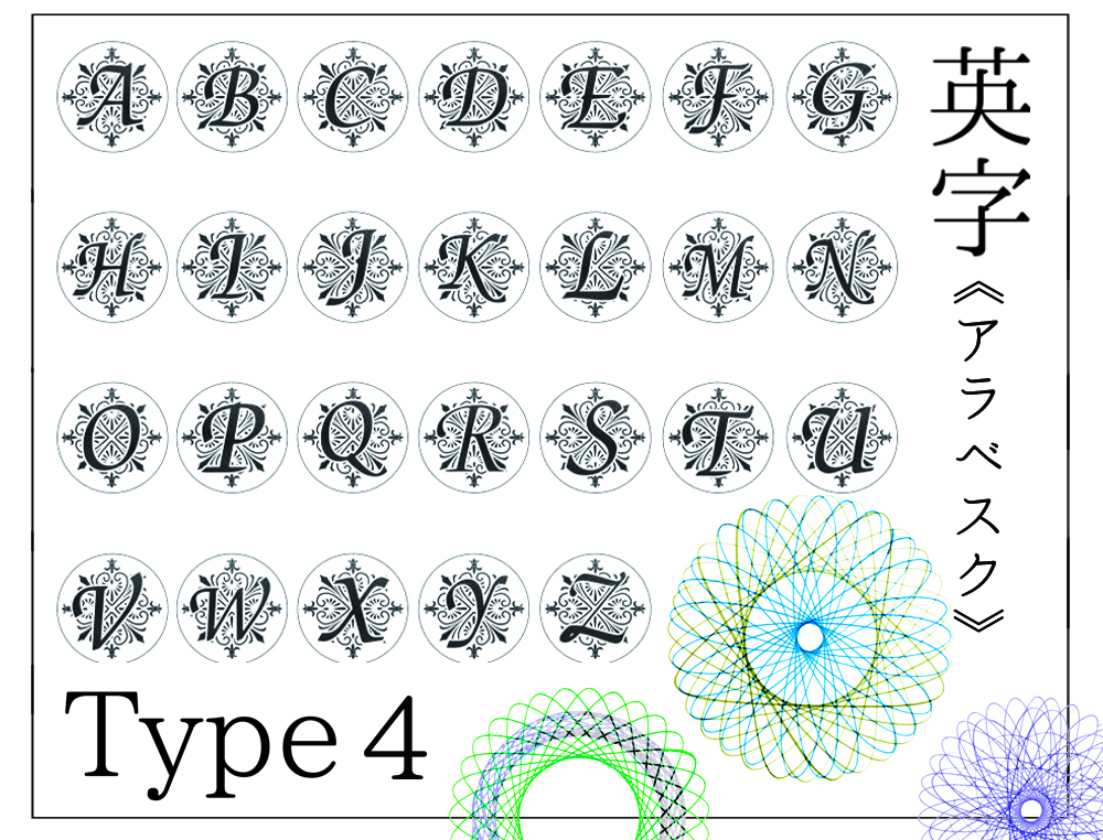 シーリングスタンプ／封蝋印】「115／英字Type4＜Z＞」アラベスク
