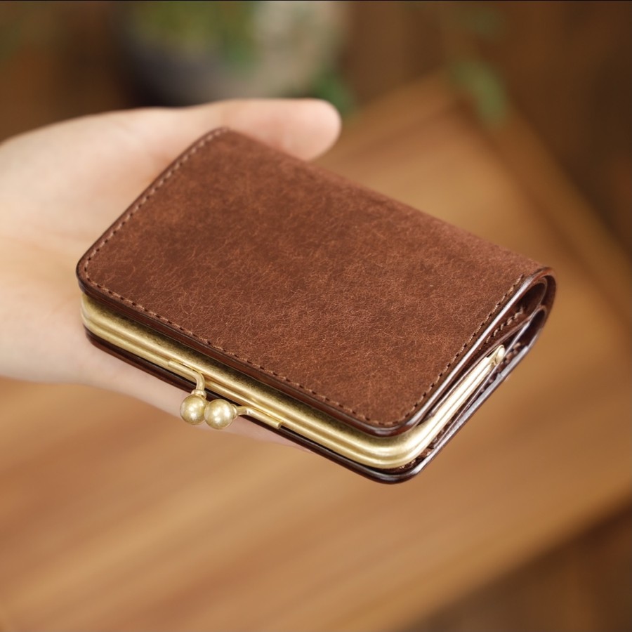 小さいがま口財布 / 各色 | HANARE LEATHER オンラインショップ
