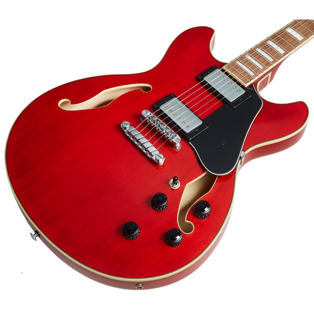 Ibanez AS73-TCD Artcore AS Series Electric Guitar, Transparent
