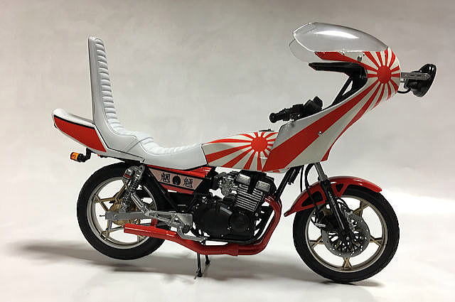 アオシマ 1／12 疾風伝説 特攻の拓 スズキ インパルス 一条武丸仕様
