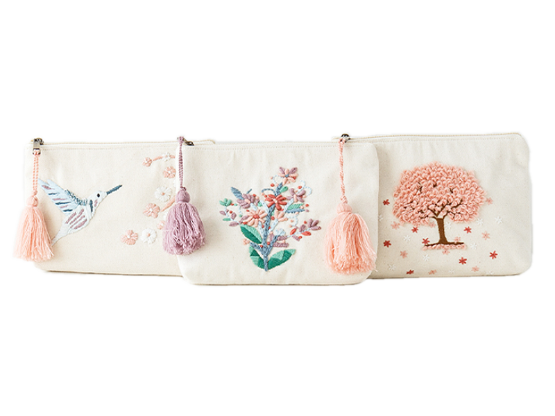 刺繍iPadポーチ | ボー・デコール オンラインショップ