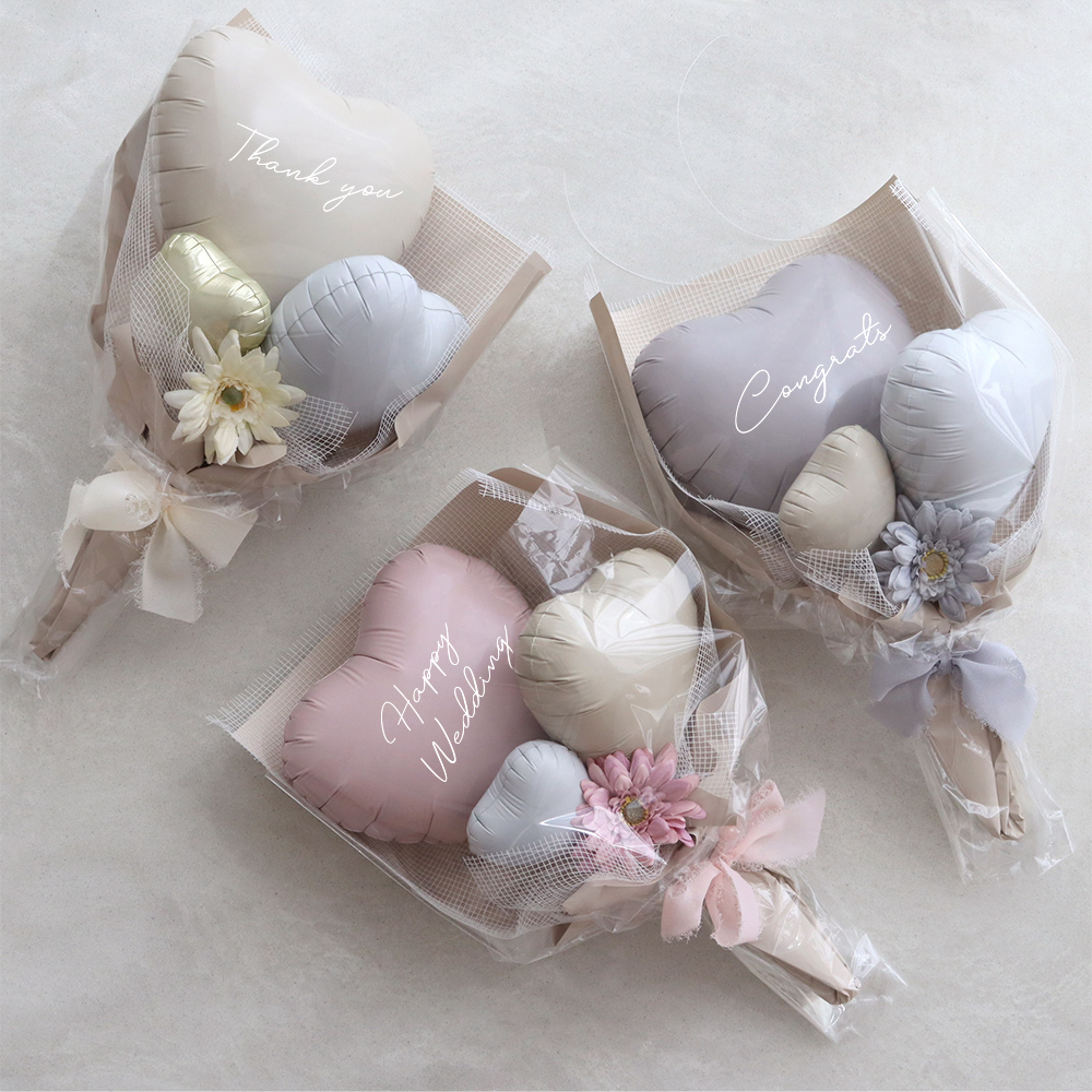 バルーンブーケ～FLOWER～くすみカラー｜ベルビーWebshop本店
