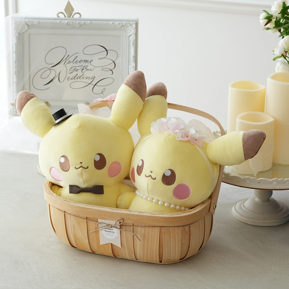 結婚式 電報 ギフト】ポケピース ピカチュウ ウェディングドール