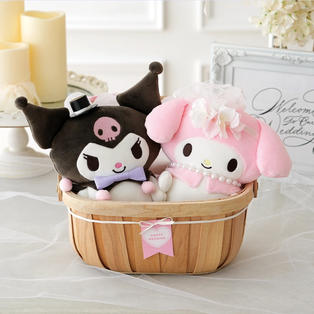 結婚式 電報 ギフト】マイメロ&クロミウェディングドールバスケット
