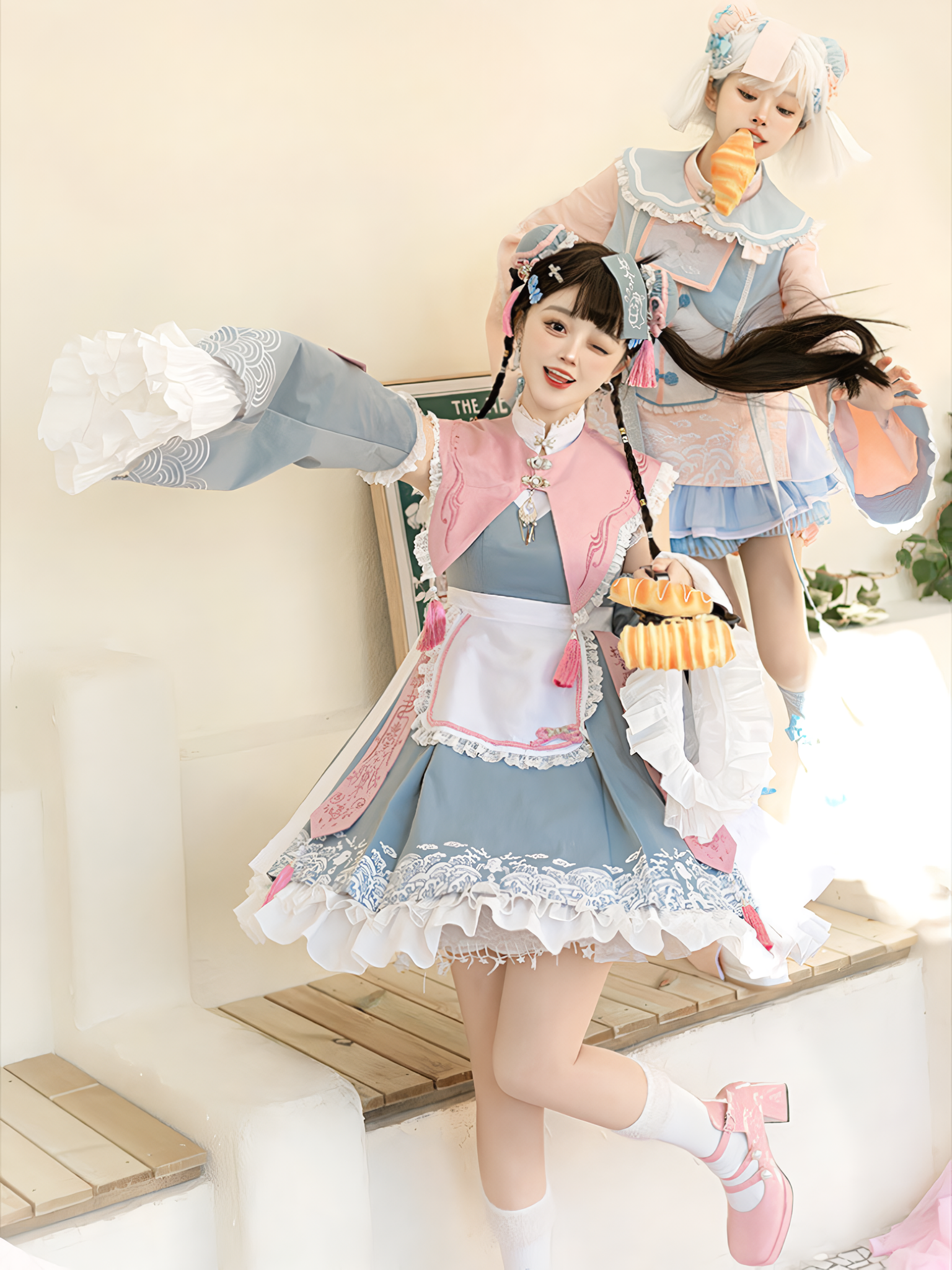 パステルキョンシーチャイナロリータフルセット – Belchic