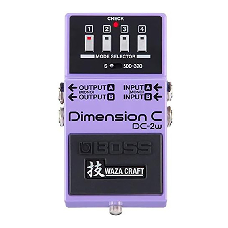 BOSS / DC-2W Dimension Cの特徴と使い方などをレビュー。原音を揺らさ