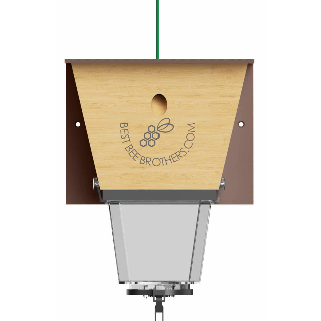 Ultimate Pro with Color Roof, Carpenter Bee Trap with Bee Vault and Ex