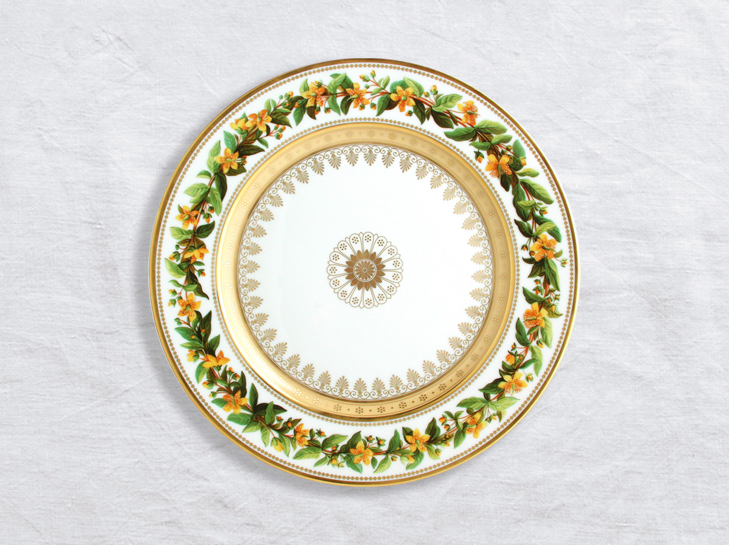 Dinner plate tulip 26 cm Botanique | Bernardaud Porcelain