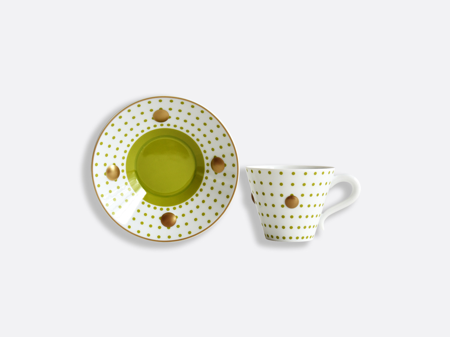 カップ＆ソーサー アブサングリーン 130ml ティーカップ | ベルナルド