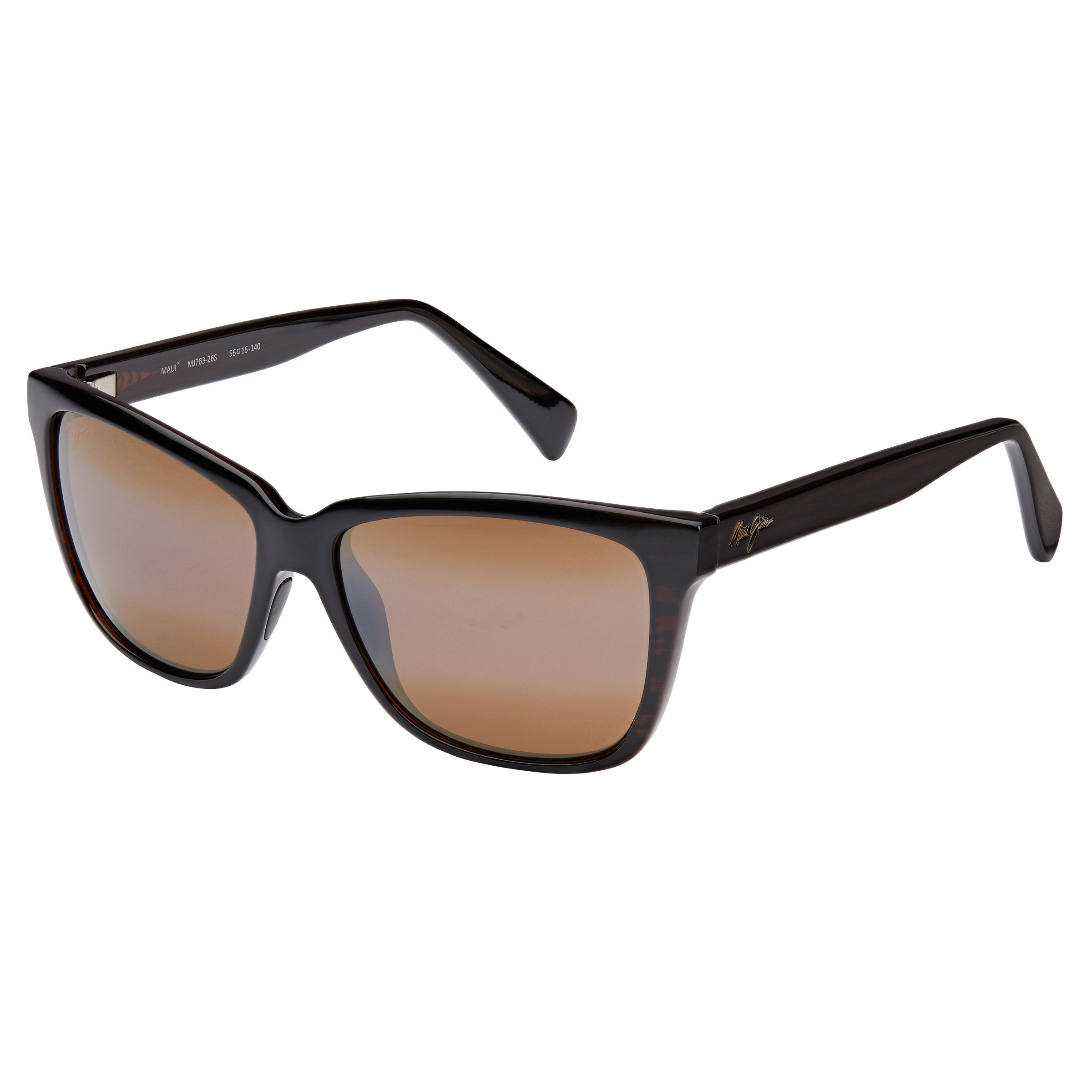 Maui Jim Jacaranda Brown Stripe Polarized Sunglasses | Costco