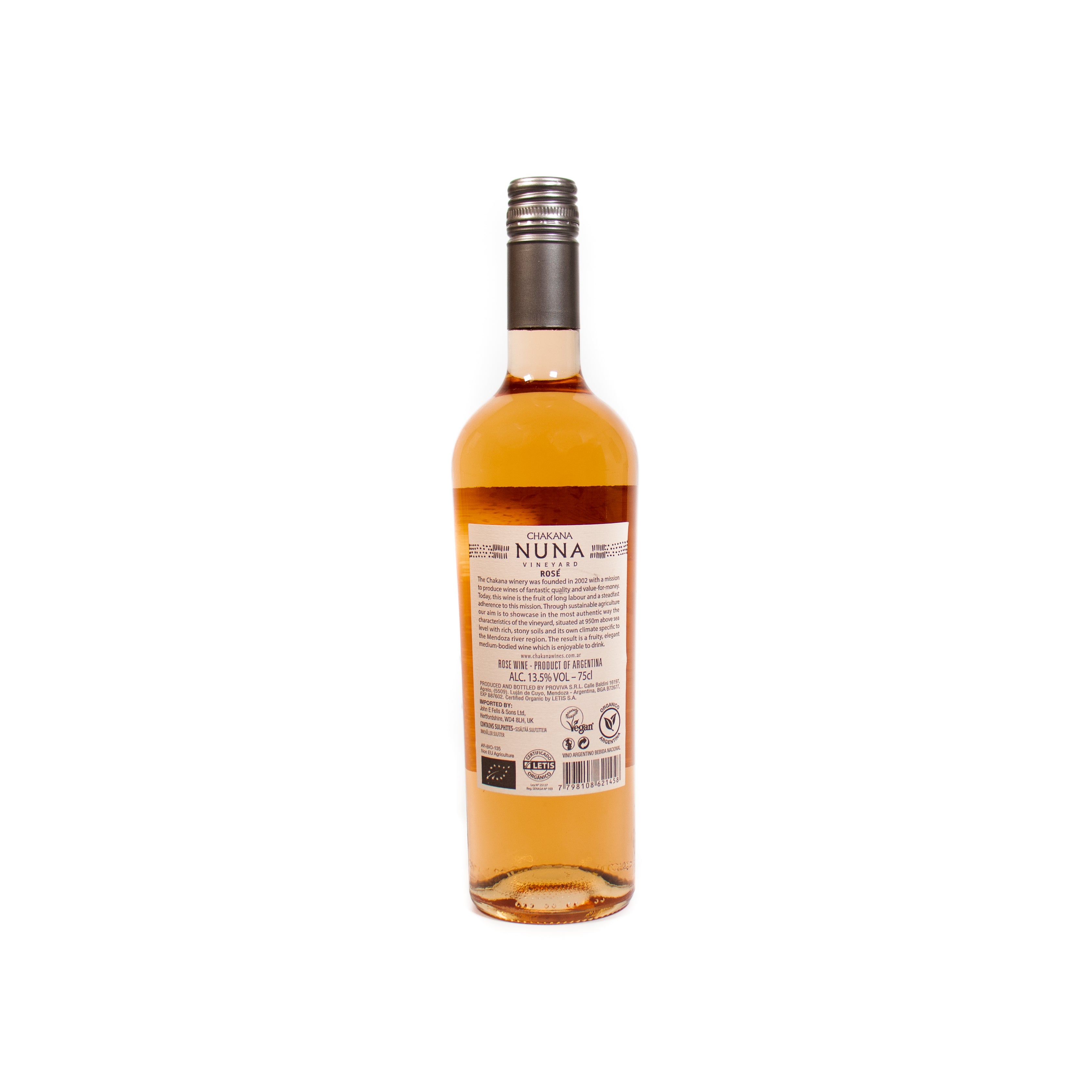 ヌナ・ヴィンヤード・有機ロゼ 750ml / Nuna Vineyard Rose – Biosophy